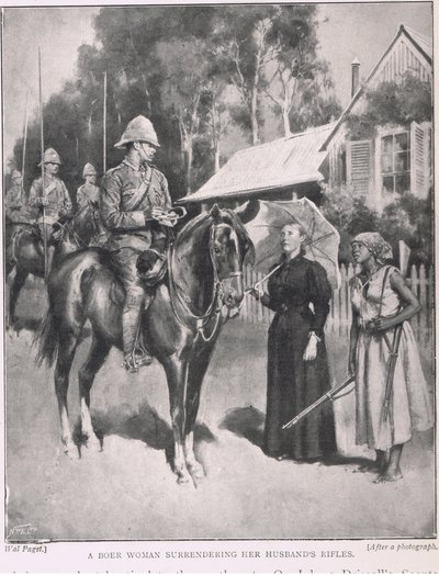A Boer Woman Surrendering Her Husband